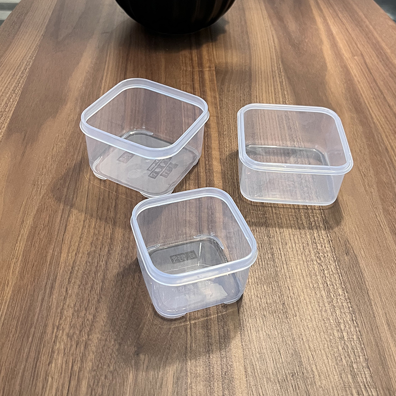 四方小盒子冰箱保鲜冷藏分装盒正方形加高矮厚款收纳酱物料储存盒