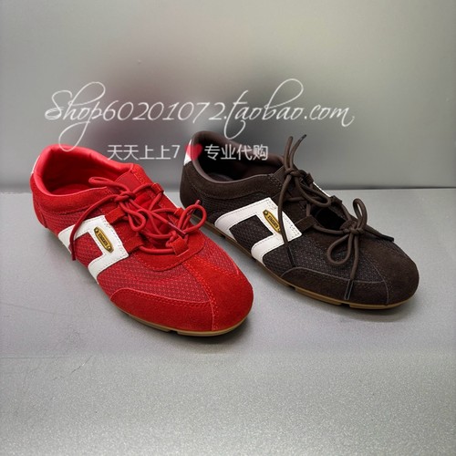 思加图2026春季女鞋小音符德训鞋