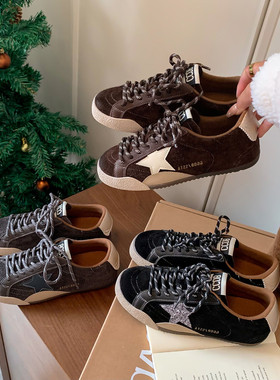 SIX MADDEN2025秋季女鞋复古系带休闲运动脏脏鞋防滑德训鞋SMD321