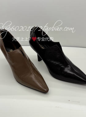 Joy&Peace/真美诗2025冬季女靴进口款时装靴高跟裸靴女短靴 C2768