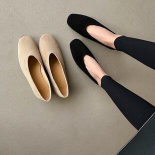 SIX MADDEN2025春季女鞋英伦时尚气质方头粗跟鞋方头单鞋女SMD120