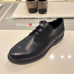 GEOX/杰欧适2026春季男鞋系带休闲鞋商务正装皮鞋单鞋GQ1D1L40093
