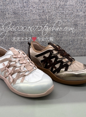 JoyPeace真美诗2025秋季女鞋小香风休闲老爹鞋德训鞋女单鞋 YZM08