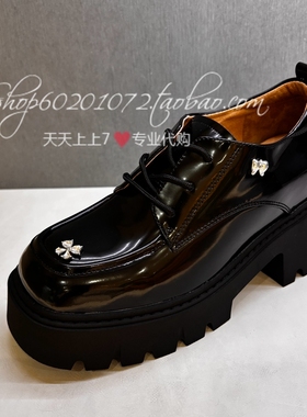 tigrisso蹀愫2025秋季女鞋高跟乐福鞋英伦小皮鞋女单鞋TA65502-55