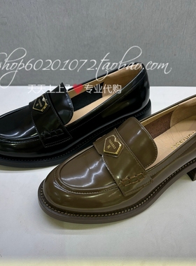 Tigrisso蹀愫2024秋季女鞋法式复古乐福鞋圆头深口单鞋TA54524-52