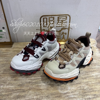 米奥2025春女鞋圆头运动鞋休闲鞋