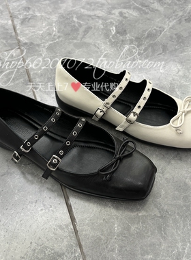 思加图2025春季女鞋奶油鞋玛丽珍鞋厚底休闲鞋小皮鞋单鞋女 S6821