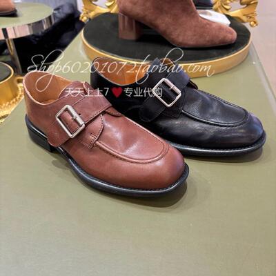 真美诗平跟乐福鞋优雅春季单鞋