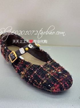 思加图2026秋季女鞋芭蕾舞鞋玛丽珍鞋平底鞋浅口单鞋女鞋子 EA931