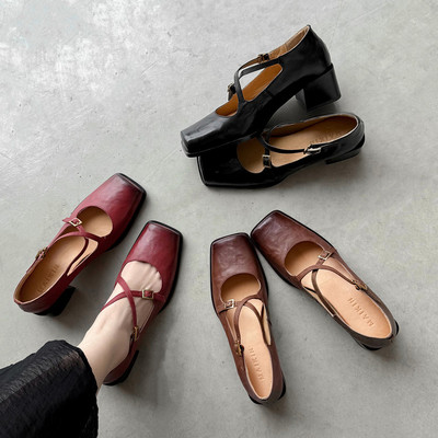 SIXMADDEN2026春款女鞋玛丽珍鞋