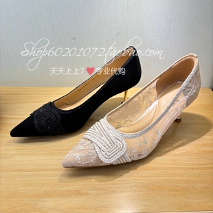 natursun娜冉2026春季女鞋专柜正品尖头高跟鞋浅口单鞋N26124202