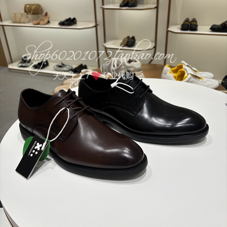 莱尔斯丹2025春男鞋商务正装皮鞋