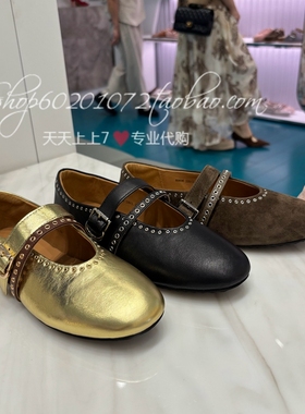 Joy&Peace真美诗2025秋季女鞋朋克风一脚蹬平底玛丽珍女单鞋80606