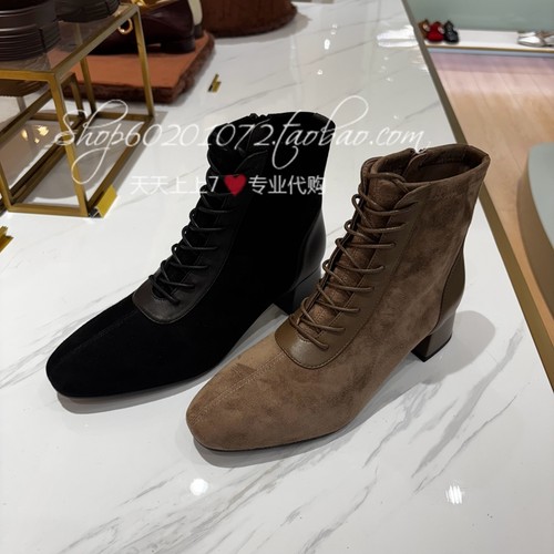 蹀愫2025冬季女靴粗跟弹力瘦瘦靴