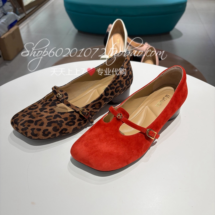 莱尔斯丹2025秋季女鞋玛丽珍鞋