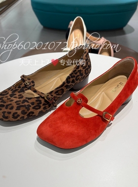 Le saunda莱尔斯丹2025秋季女鞋玛丽珍鞋小皮鞋方头女单鞋6T34502