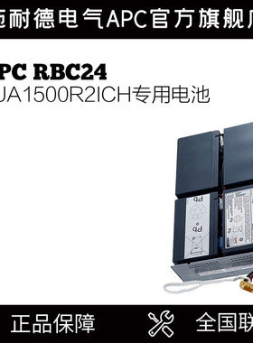 施耐德 APC原装内置电池RBC24 SUA1500R2ICH专用电池不带线和支架