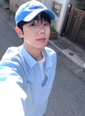 cleanfit蓝色衬衫男日系少年感痞帅学院风高级感宽松长袖衬衣外套