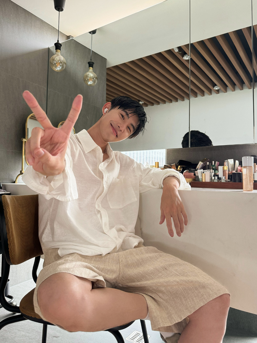 cleanfit纯色棉麻衬衫男春夏季