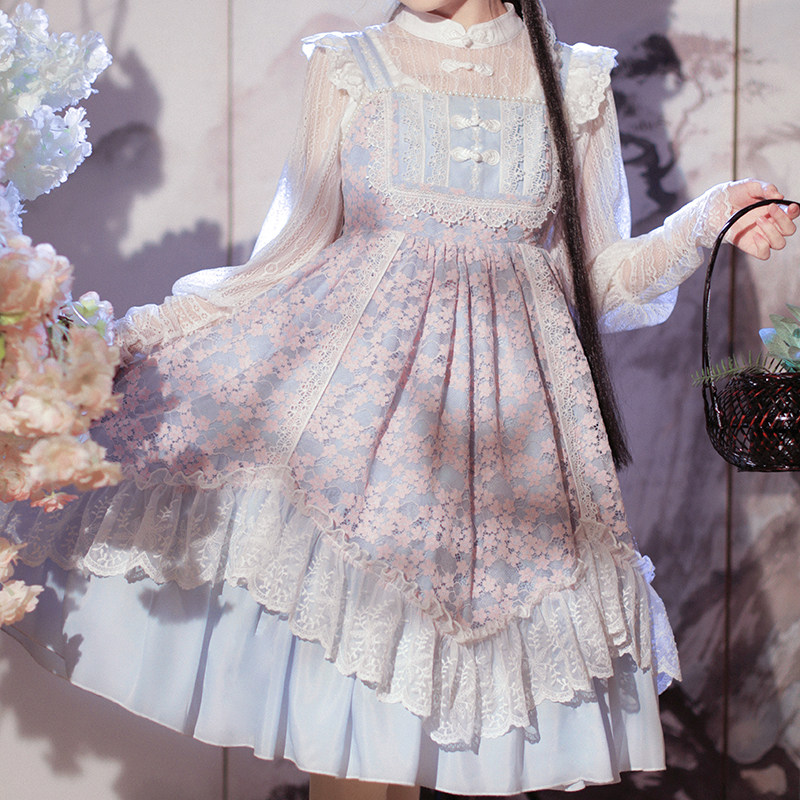 现货原创正品【四季春】洛丽塔中华风可爱古风元素lolita背心裙