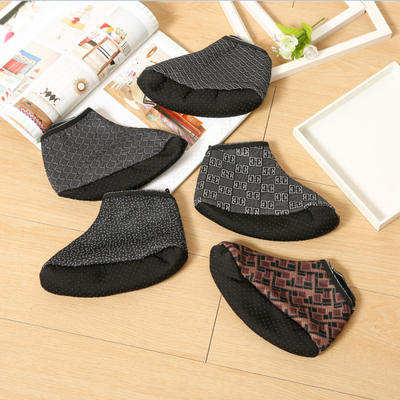 加厚袜子男士中筒袜秋冬保暖加绒厚款地板袜男女新款冬天防滑袜套