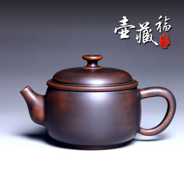 源宝汉瓦钦州坭兴陶茶壶茶具家用纯手工名家全手工非紫砂紫泥工艺