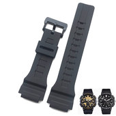 适配卡西欧MCW 200H 1400树脂橡胶手表带凸口20MM男手表链配件