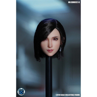现货 1/6兵人 SDH032 女头雕 蒂法 最终幻想- A B 两款