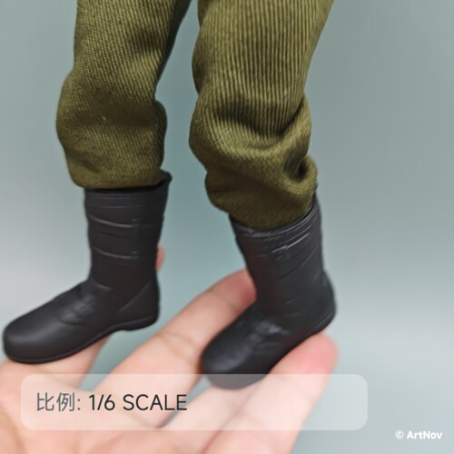 1:6兵人配件 高桶靴 脚 长统鞋 适现代 二战 BBI.HT.DID 12寸素体