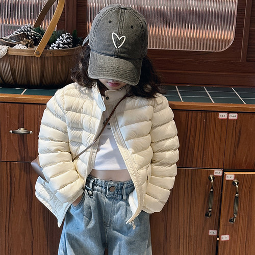 小满鹅高充绒量儿童轻薄羽绒服