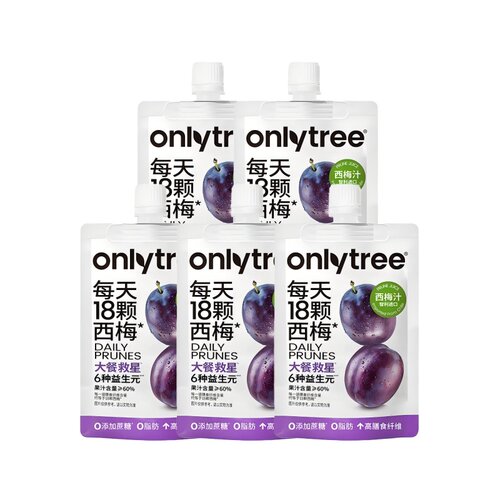 onlytree益生元西梅果饮