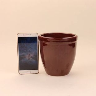 陶瓷小水缸厨房收纳缸小酱缸粗陶创意个性 餐具小罐子特色泡蒜坛子