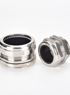 CE304不锈钢防爆金属电缆防水接头格兰头M16M18M20线缆固定拉不脱