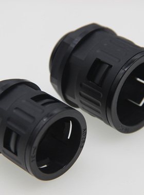 AD28.5M25*1.5尼龙软管接头AD28.5M27X2直插防水波纹管接头M30M32