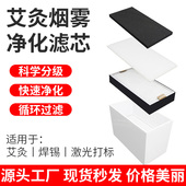 艾灸烟雾净化器专用水洗海绵初效过滤棉中效过滤芯激光高效过滤器