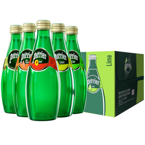 法国进口perrier易拉罐矿泉水
