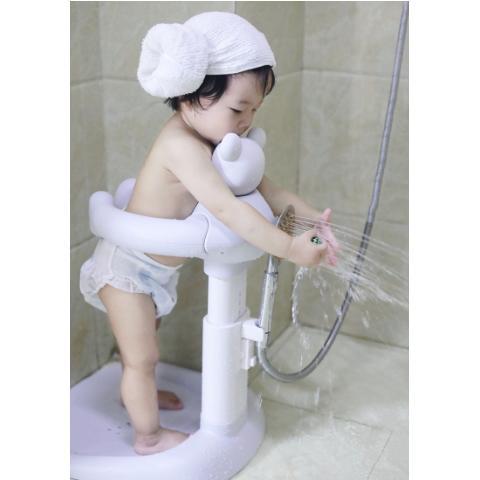 幼高宝宝站立洗澡神器婴幼儿童洗浴澡盆台洗屁股洗屁屁神器沐浴架