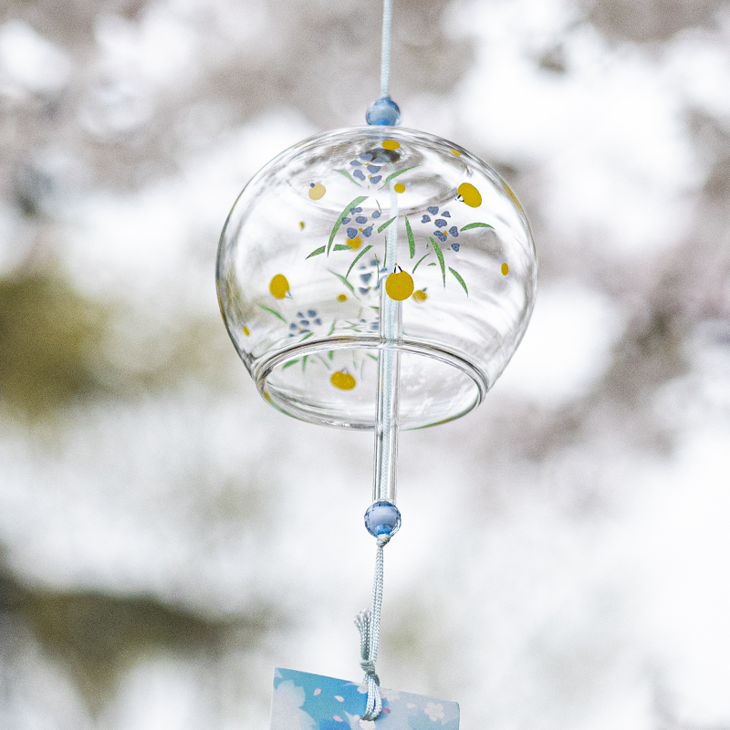 阳台创意装饰品萤火虫日式玻璃