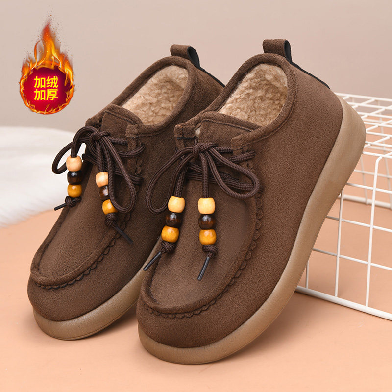 冬季老北京棉鞋女加绒保暖妈妈棉靴加厚防滑女士厚底雪地靴袋鼠鞋,女鞋,时尚雪地靴,淘宝优惠券,粉丝福利购,淘宝优惠卷