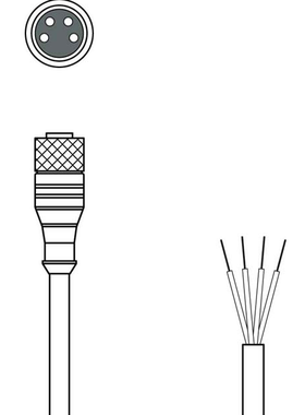 LEUZE KD U-M8-4A-P1-020 030 KD U-M8-4A-P1-050  -100 150 -200