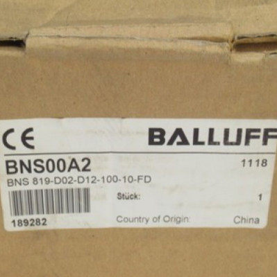 原装BALLUFF巴鲁夫传感器BNS 819-D02-D12-100-10-FD BNS00A2