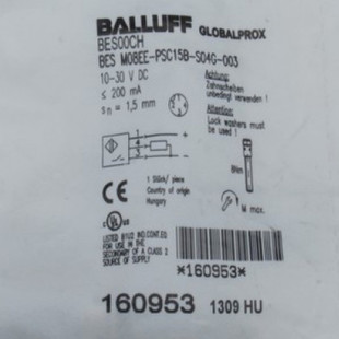 003 原装 BES00CH S04G PSC15B BALLUFF巴鲁夫传感器BES M08EE