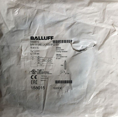 原装BALLUFF巴鲁夫传感器BAW0012 BAWM12ME-UAD50B-BP02-003