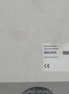 原装BALLUFF巴鲁夫传感器模块BNI PBS-302-000-Z001  BNI000A