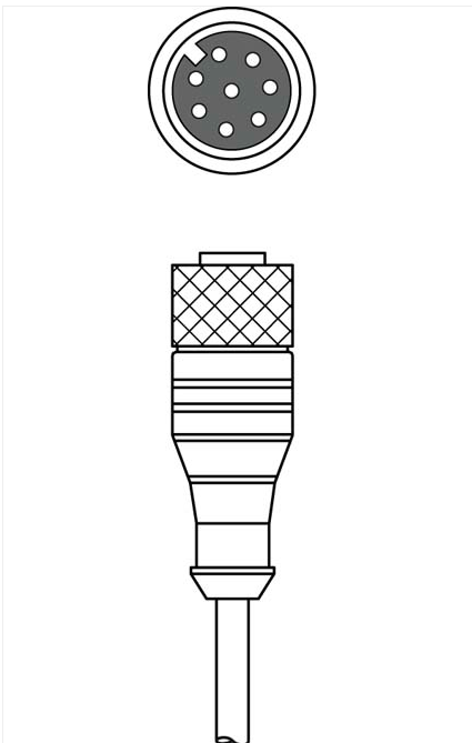 原装LEUZE劳易MLC测光栅连接线缆KD U-M12-8A-P1-050,100,150,300