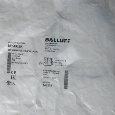 原装BALLUFF巴鲁夫传感器BES003R BES M08MI-PSC40B-BP00,3-GS49