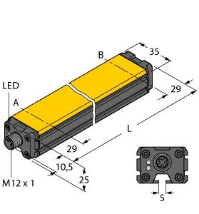现货Turck图尔克测量传感器LI200P0-Q25LM0-LIU5X3-H1151 1590002