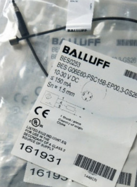 原装BALLUFF巴鲁夫传感器BES0253 BES G06E60-PSC15B-EP00,3-GS26