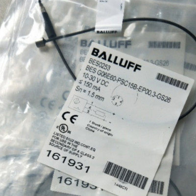 原装BALLUFF巴鲁夫传感器BES0253 BES G06E60-PSC15B-EP00,3-GS26