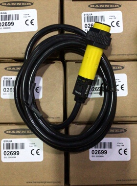 现货S18UUA 邦纳BANNER超声波传感器 全新原装正品